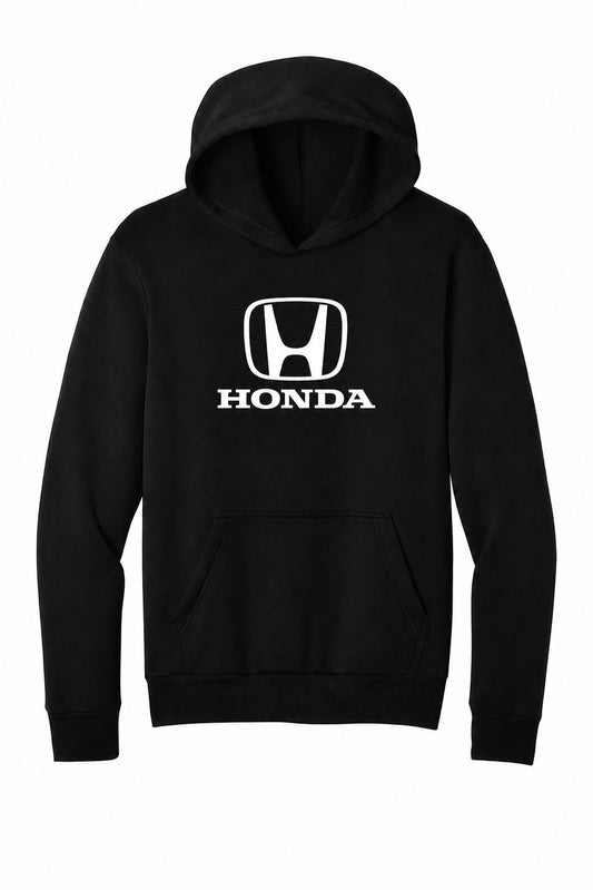 Honda Racing Logo Hoodie Jet Black