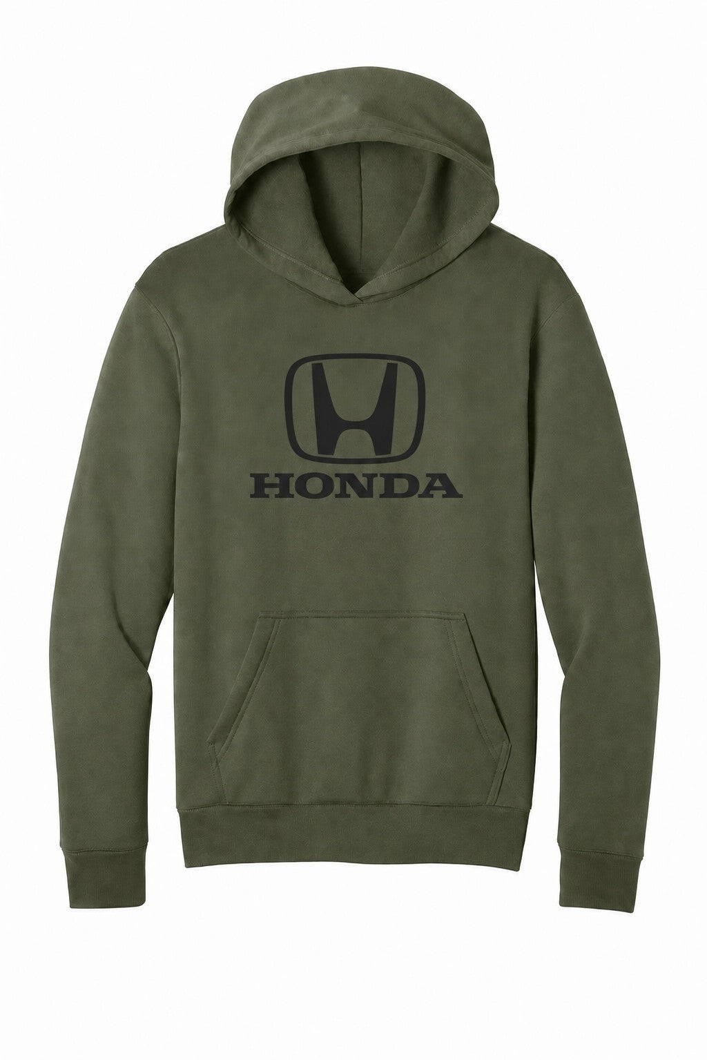 Honda Racing Logo Hoodie Army Green