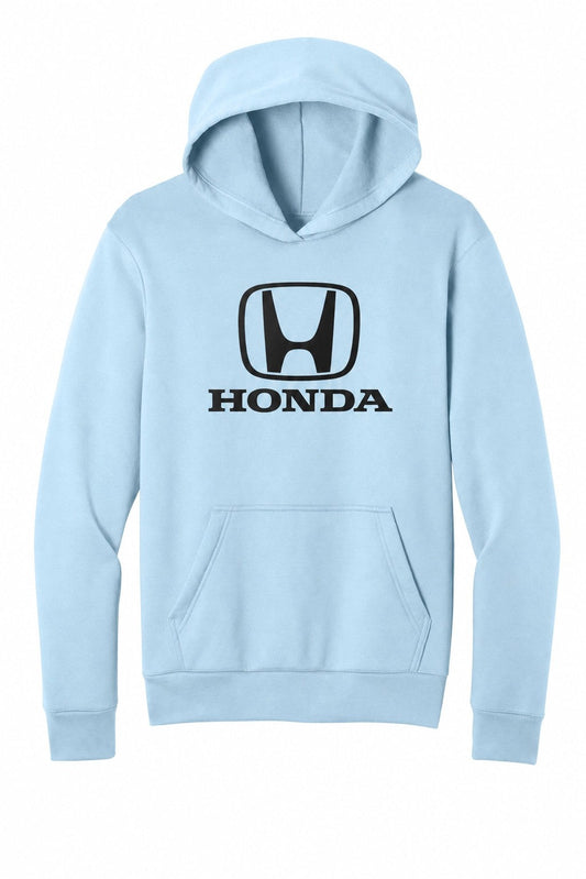 Honda Racing Logo Hoodie Ice Blue