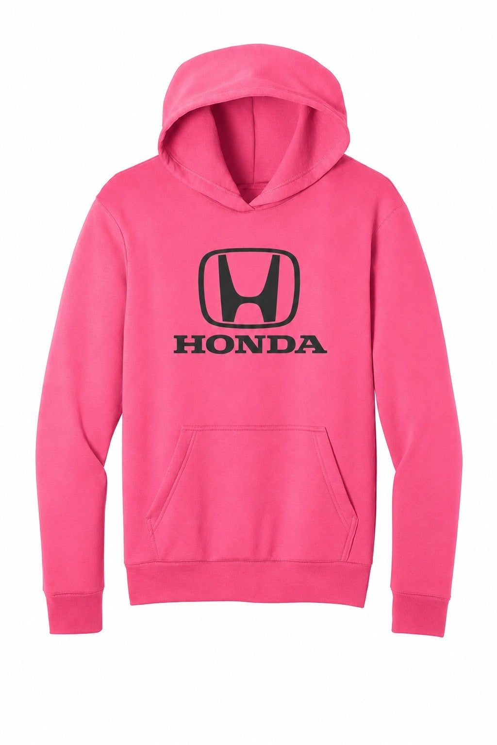 Honda Racing Logo Hoodie Neon Pink