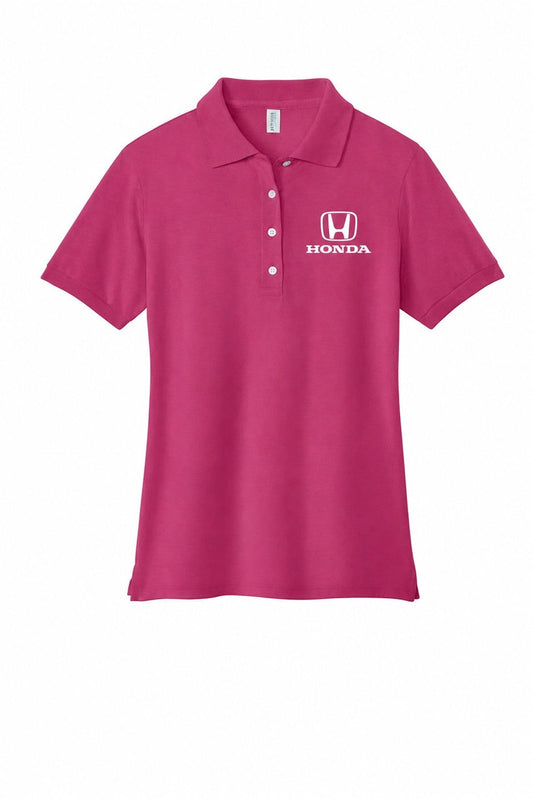 Honda Ladies Polo Shirt Pink
