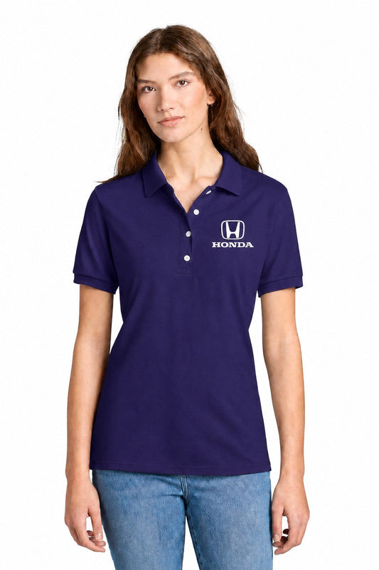 Honda Ladies Polo Shirt Purple