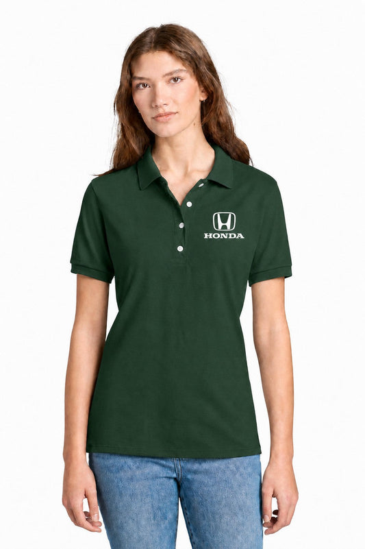 Honda Ladies Polo Shirt Forest Green