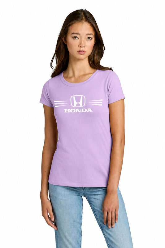 Honda Racing Ladies Round Neck Tee Lilac