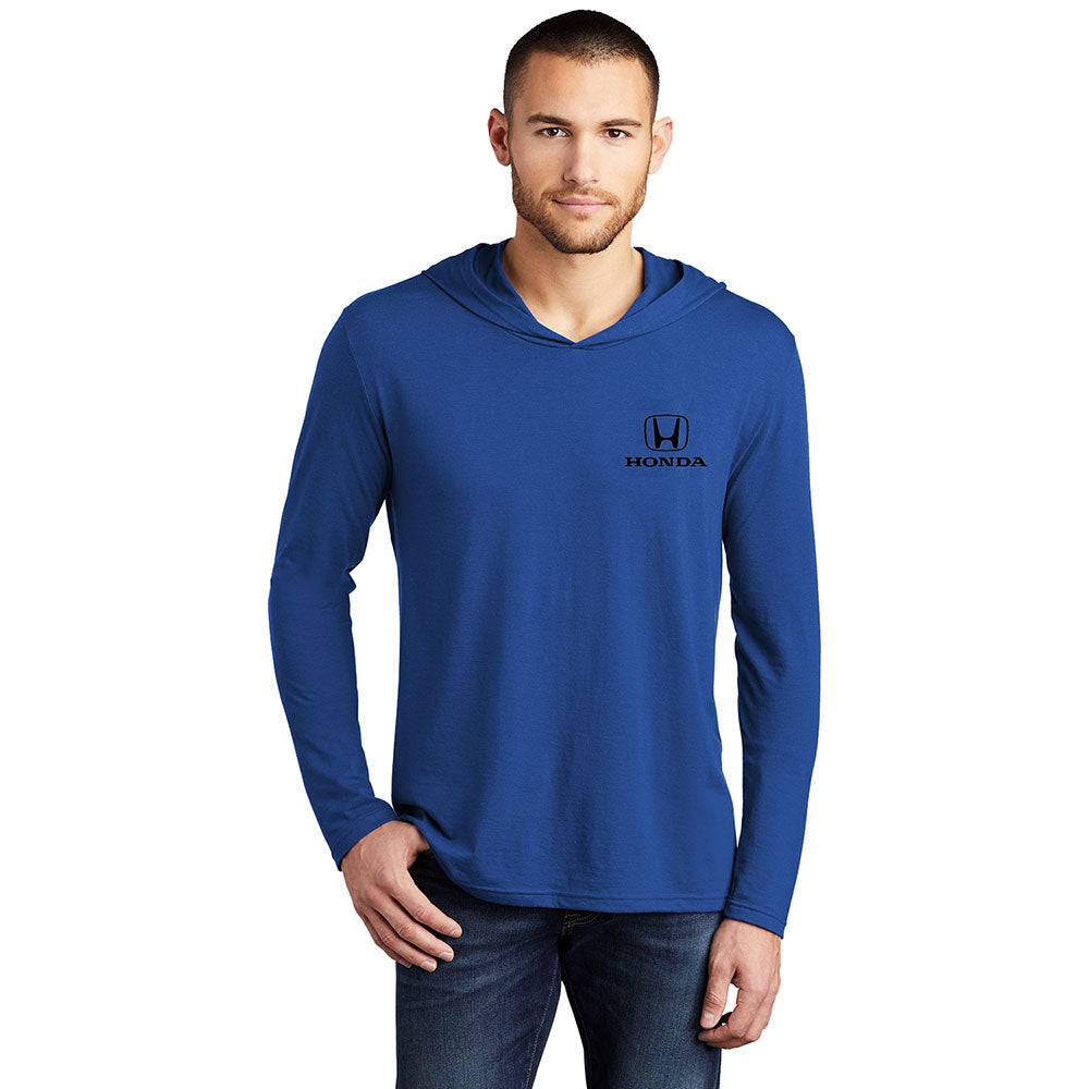 Honda Blue Long Sleeve Hooded Tee