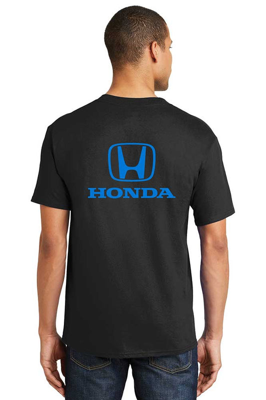 Honda Blue Long Sleeve Hooded Tee