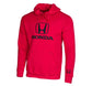 Honda Red Pullover Hooded Sweatshirt