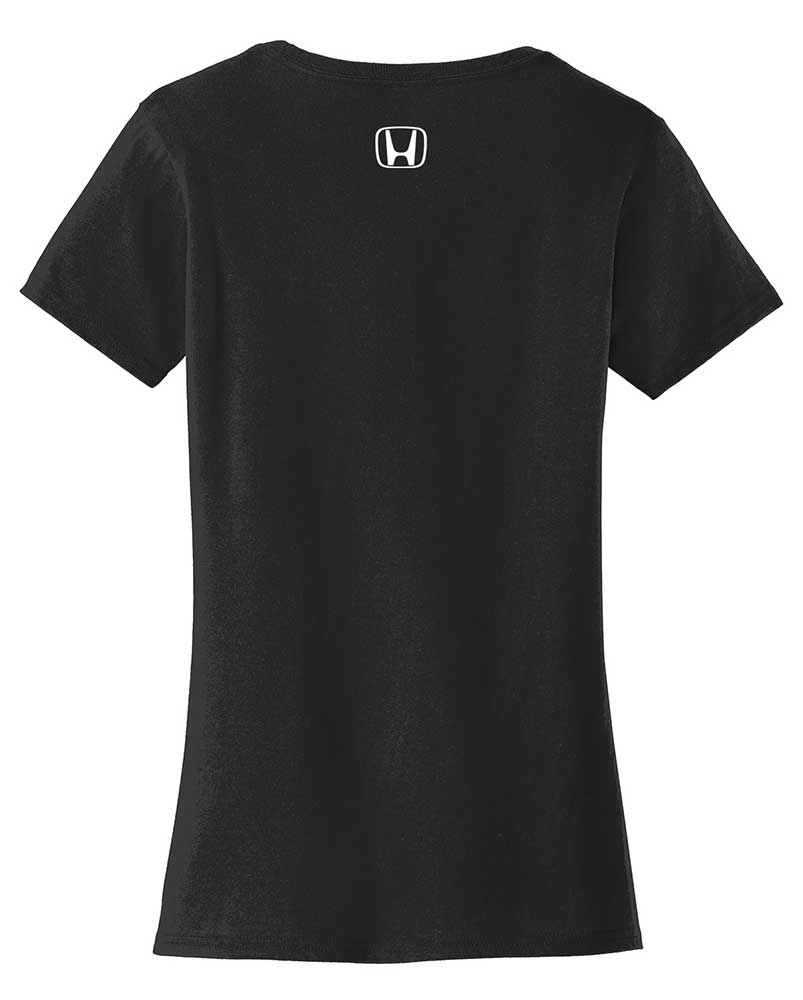 HRC Honda Racing Ladies Logo Tee Black