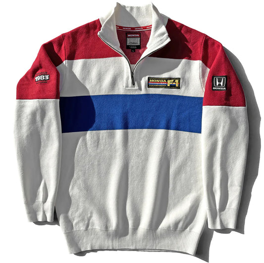 Honda Vintage 1983 F1 Team 1/4-Zip Sweater