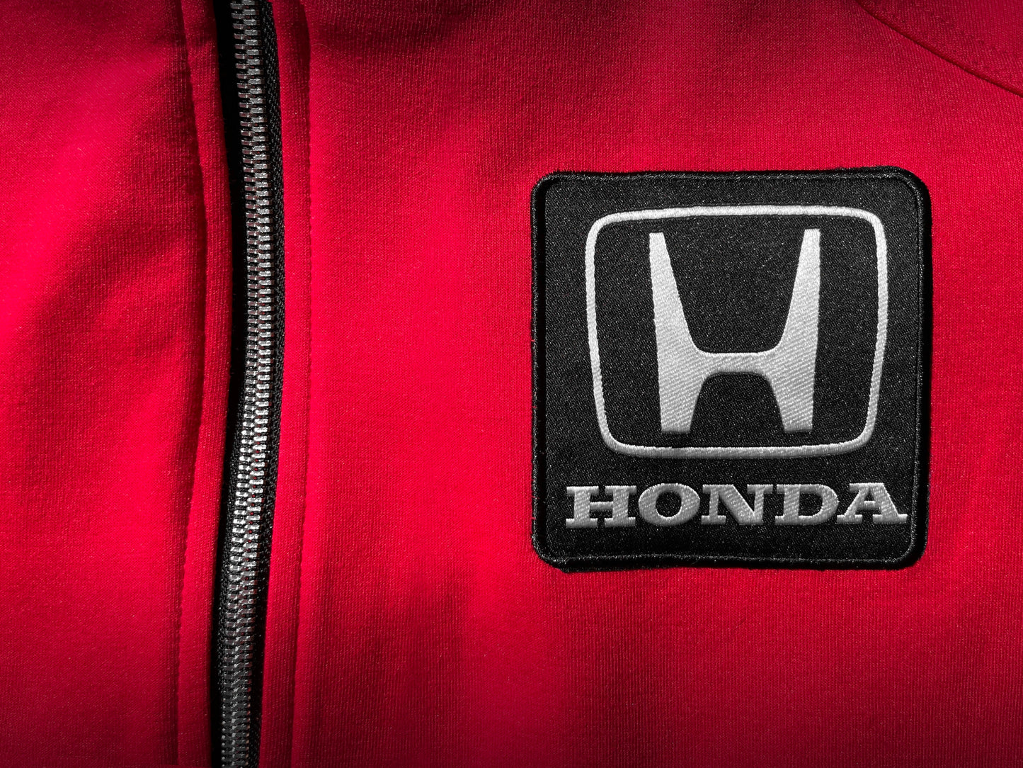 Honda Vintage 1989 Grand Prix Racing Team Zipper Jacket Red