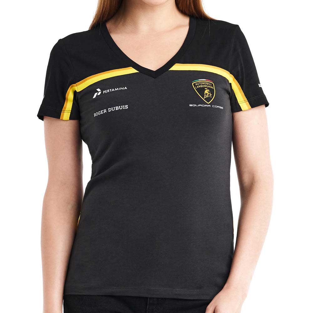 Lamborghini Squadra Corse Ladies Gold Vneck Shirt