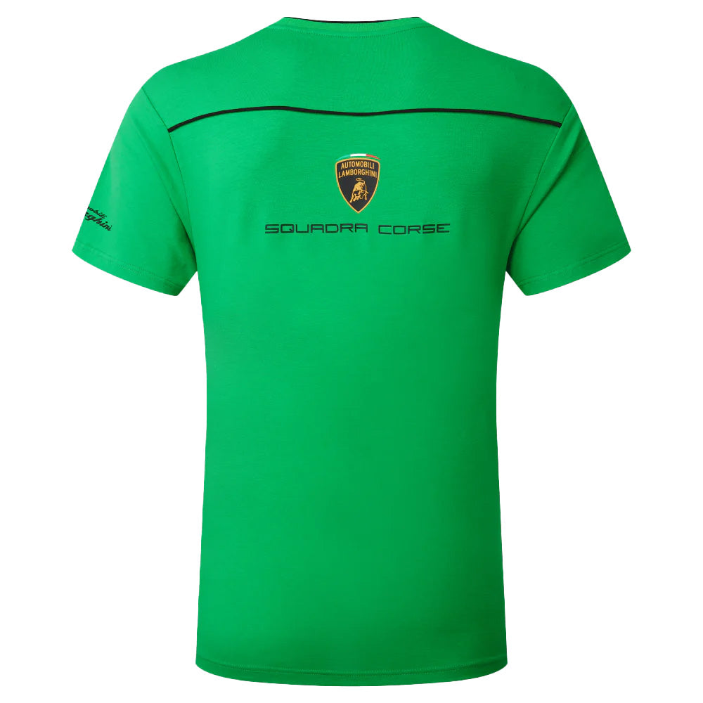 Lamborghini Squadra Crose Travel Tee Shirt Green