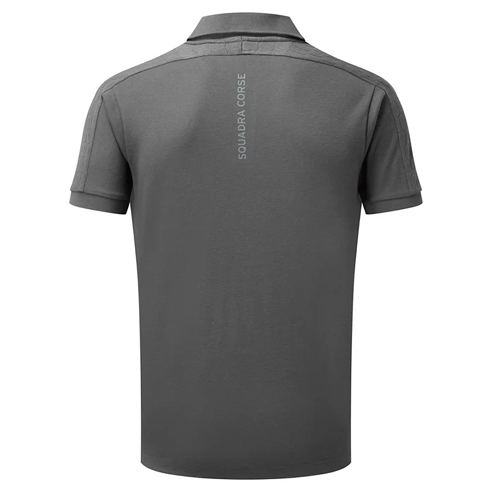 Lamborghini Squadra Corse Travel Polo Shirt Grey