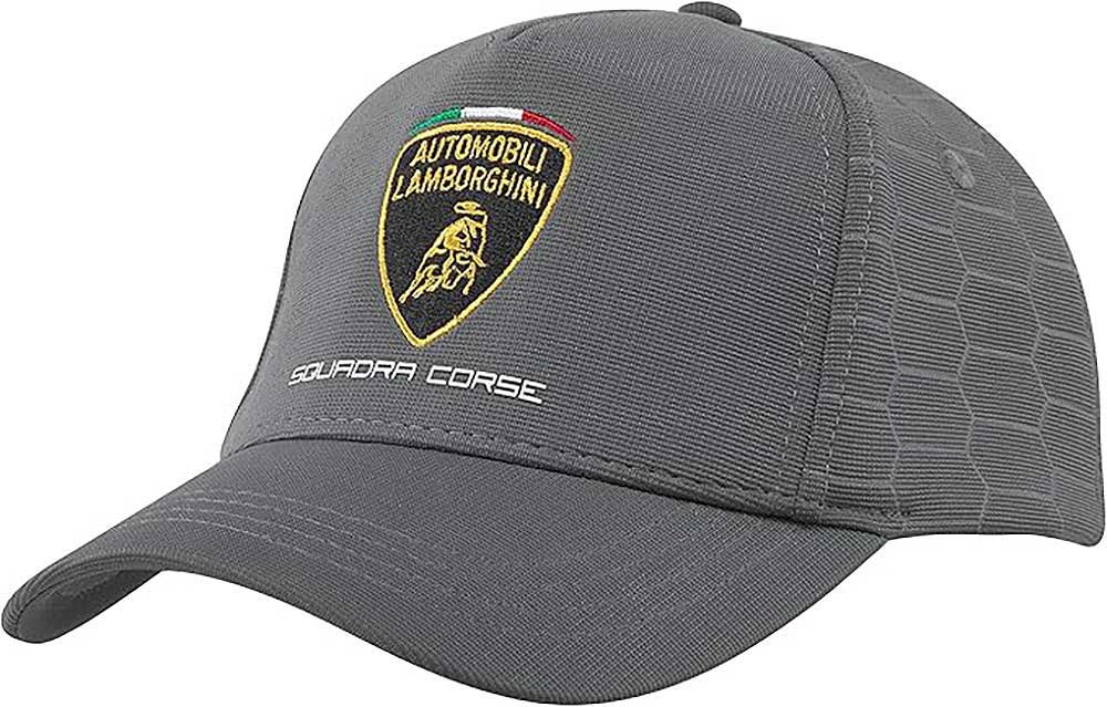 Lamborghini Squadra Corse Travel Hat Grey