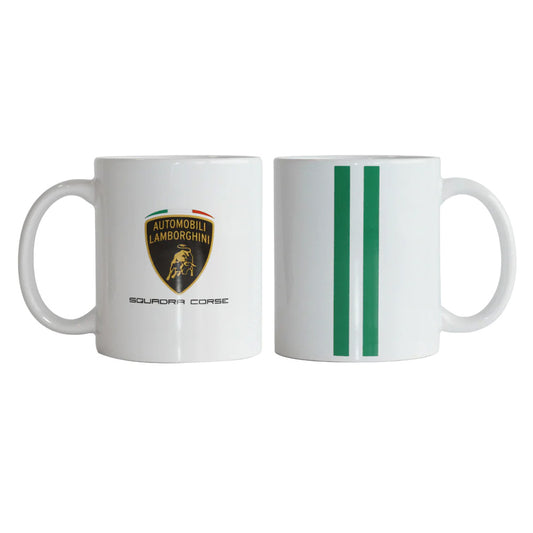 Lamborghini Squadra Corse White Team Mug