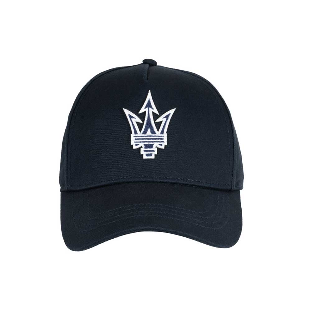 Maserati Trident Logo Hat Navy