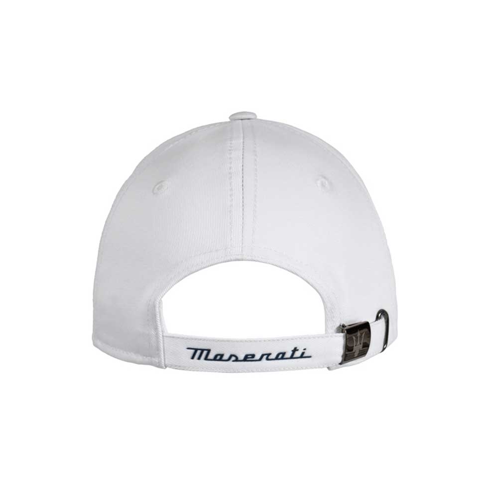 Maserati Trident Logo Hat White