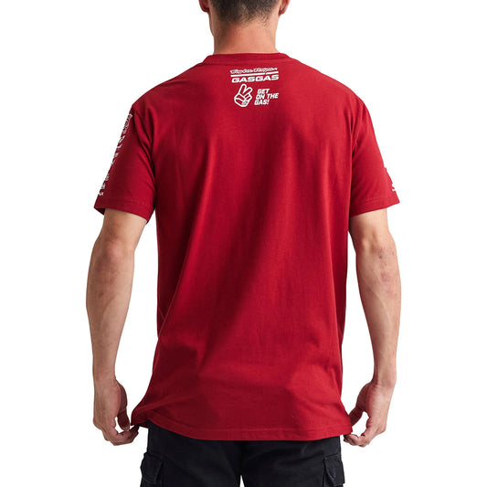 TLD GasGas Team Tee Dark Red