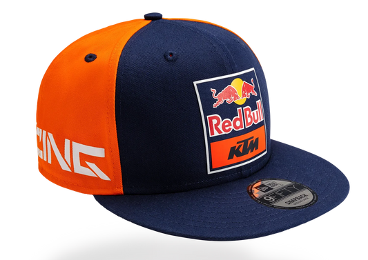 Red Bull KTM Racing Replica Team Flat Brim Hat Navy