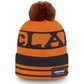 McLaren F1 New Era Team Bobble Cuff Beanie Papaya