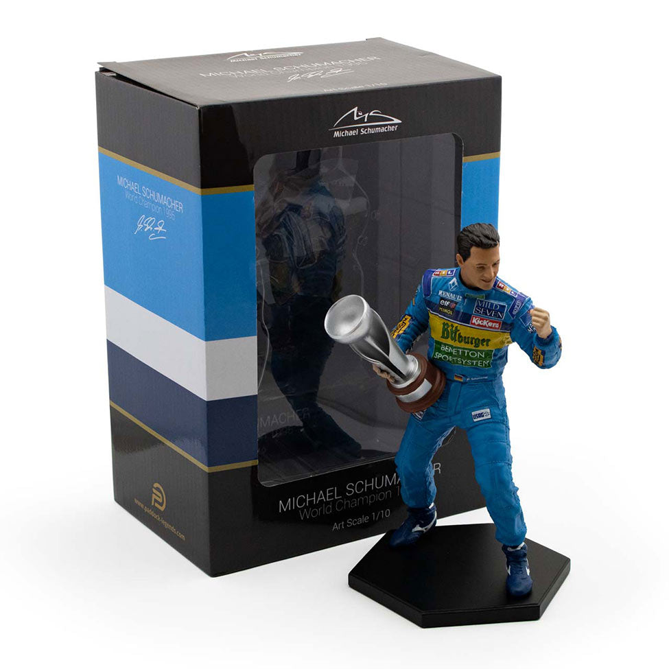 1:10th Michael Schumacher 2nd World Title Figurine 1995