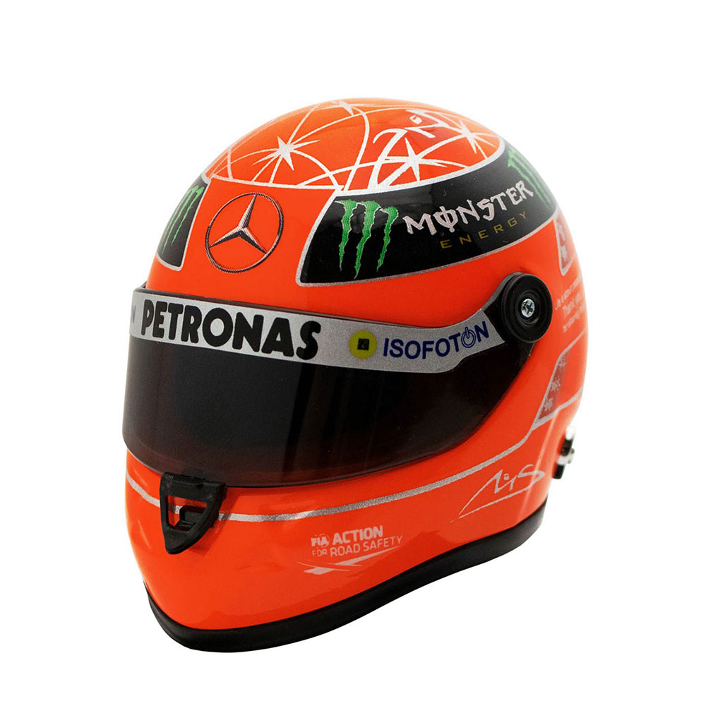 1:4th Scale Michael Schumacher Final F1 Helmet Replica 2012