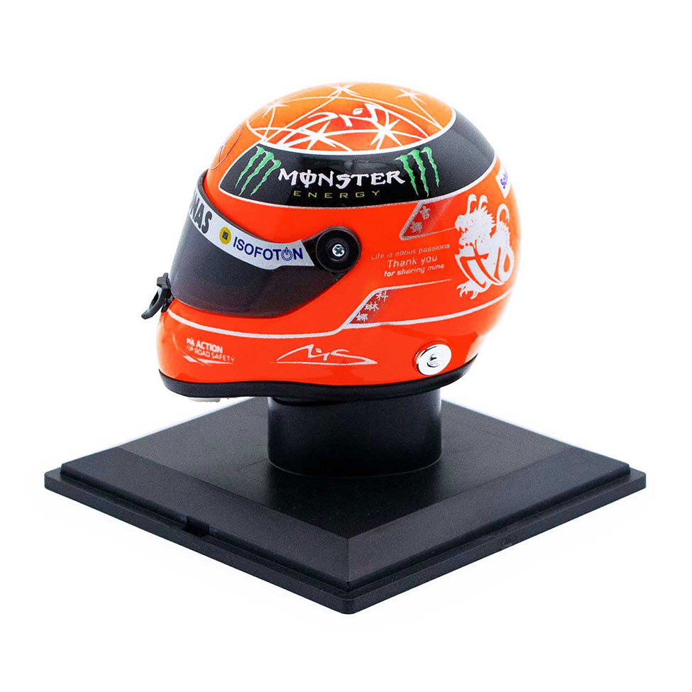 1:4th Scale Michael Schumacher Final F1 Helmet Replica 2012