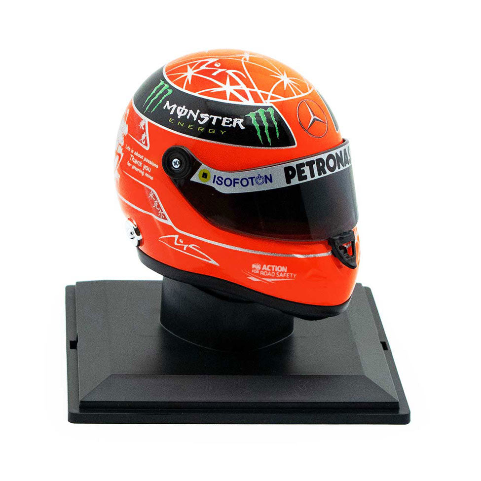 1:4th Scale Michael Schumacher Final F1 Helmet Replica 2012