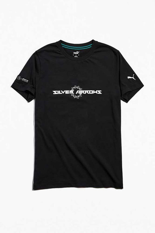 Puma Mercedes AMG Petronas Street Silver Arrows Tee Black