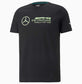 Puma Mercedes AMG F1 Black Logo Tee