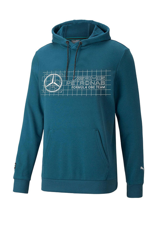 Puma Mercedes AMG Petronas Star Blue Hoodie