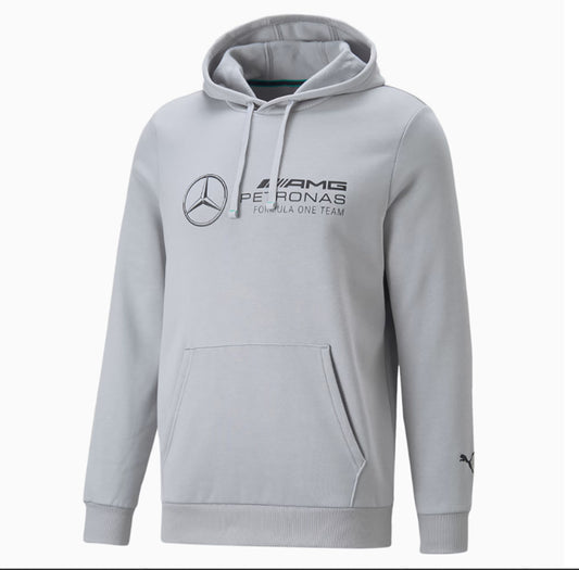 Puma Mercedes APF1 ESS Fleece Hoodie Silver