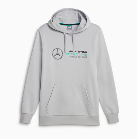 Puma MAPF1 ESS Fleece Motorsport Hoodie Silver