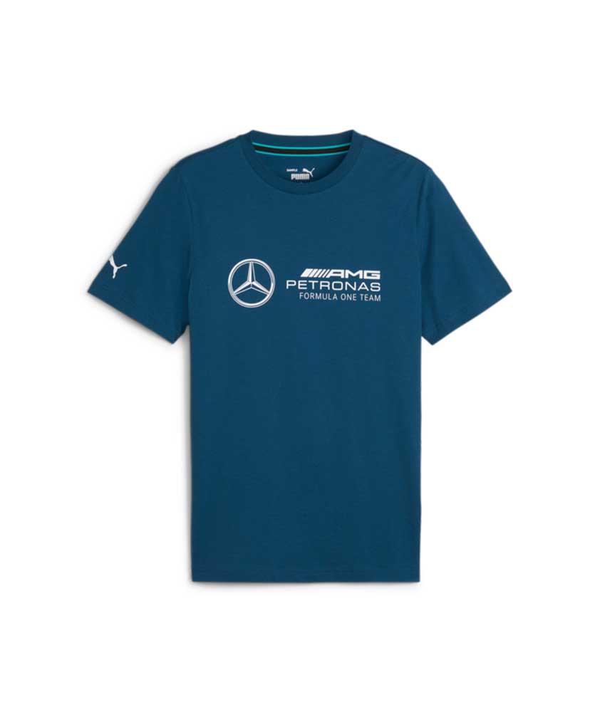 Mercedes AMG Petronas F1 ESS Logo Tee Blue