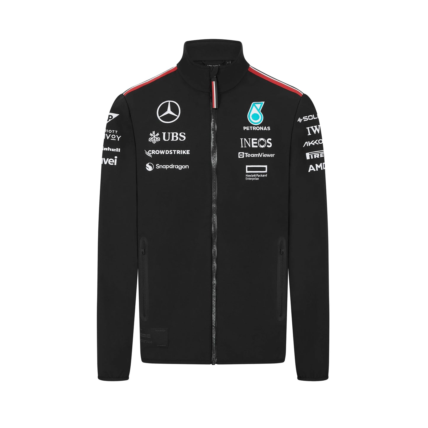 Mercedes AMG F1 Team Softshell Jacket 2024 Black