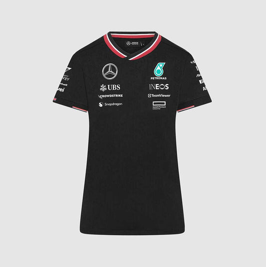 Mercedes AMG F1 Womens Team Driver Tee 2024 Black