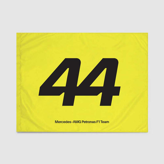 Mercedes AMG Petronas F1 Lewis Hamilton #44 Flag Neon