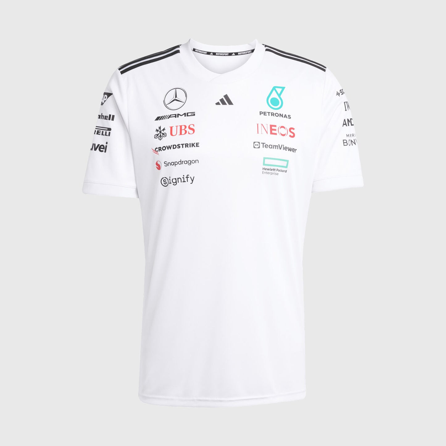 Mercedes AMG F1 Team Driver Jersey 2025 White