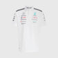 Mercedes AMG F1 Team Polo Shirt 2025 White