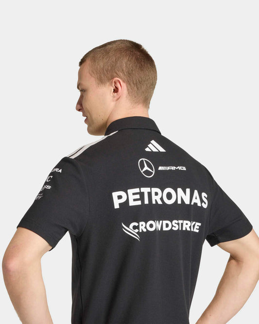 Adidas Mercedes AMG F1 Team Polo Shirt Black