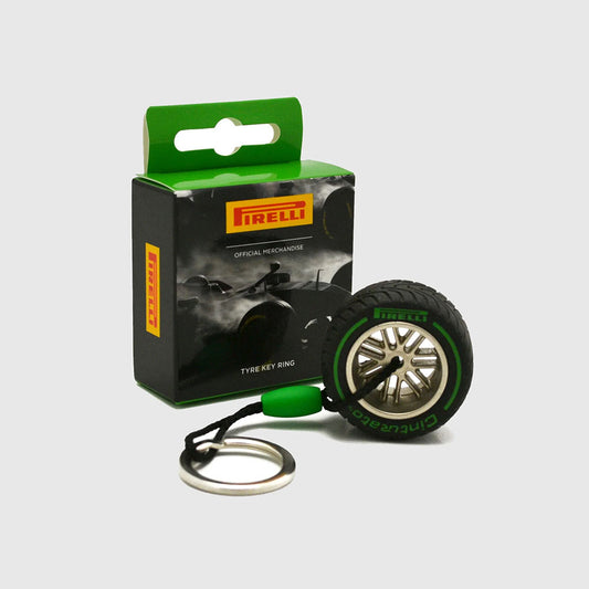 Pirelli IntermediateTire Keychain Green