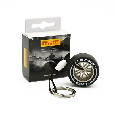 Pirelli Medium Tire Keychain White