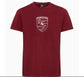 Porsche Crest Essential Bordeaux Red Tee