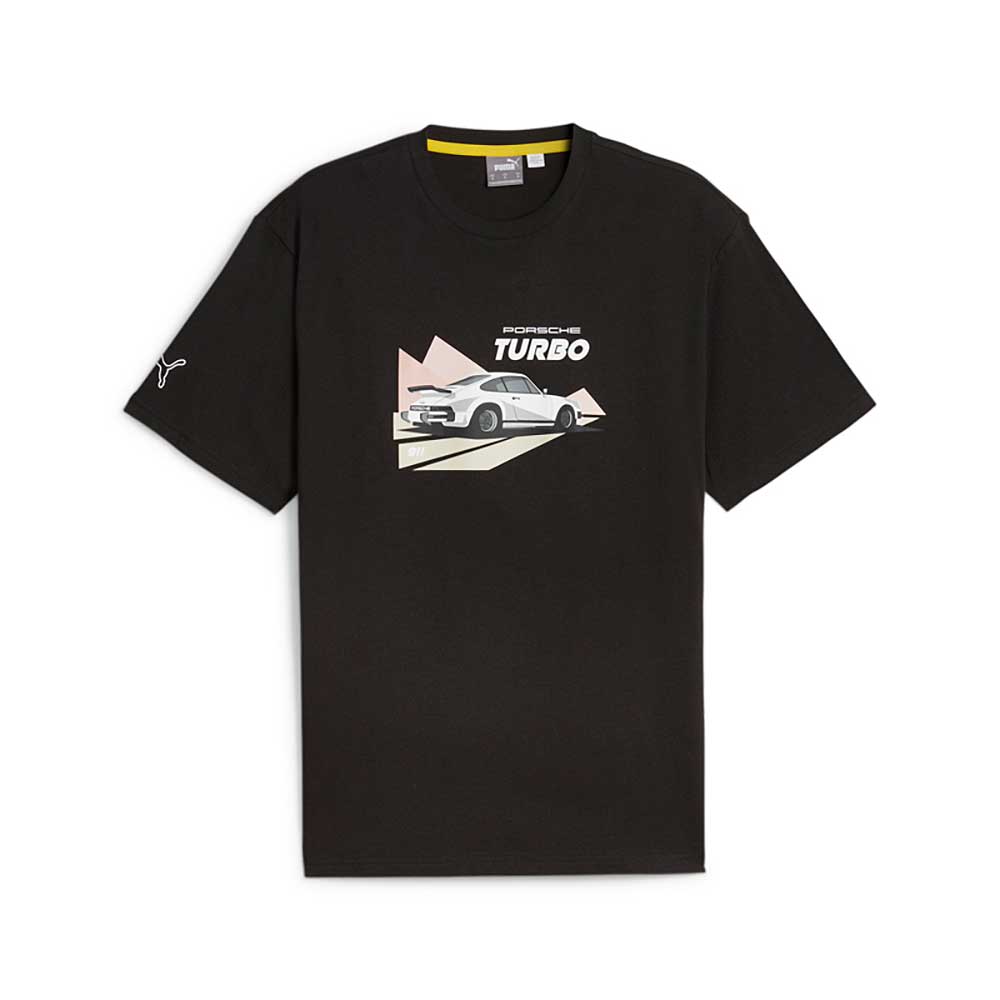 Porsche Legacy 911 Motorsport Graphic Tee Black