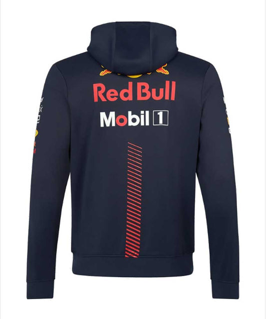 Red Bull Racing F1 Navy Team Full Zip Hoodie 2023