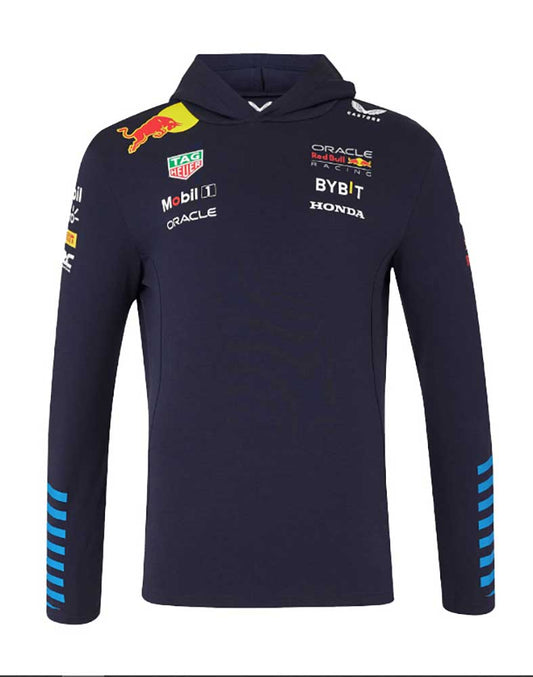 Red Bull Racing F1 Men's 2024 Team Pullover Hoodie - Navy