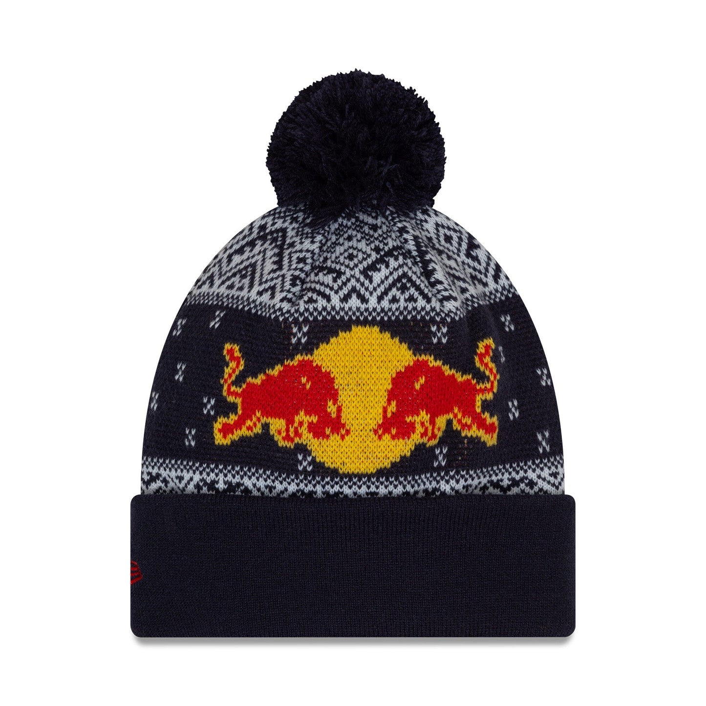 Red Bull Racing F1 New Era Holiday Cuff Beanie Navy