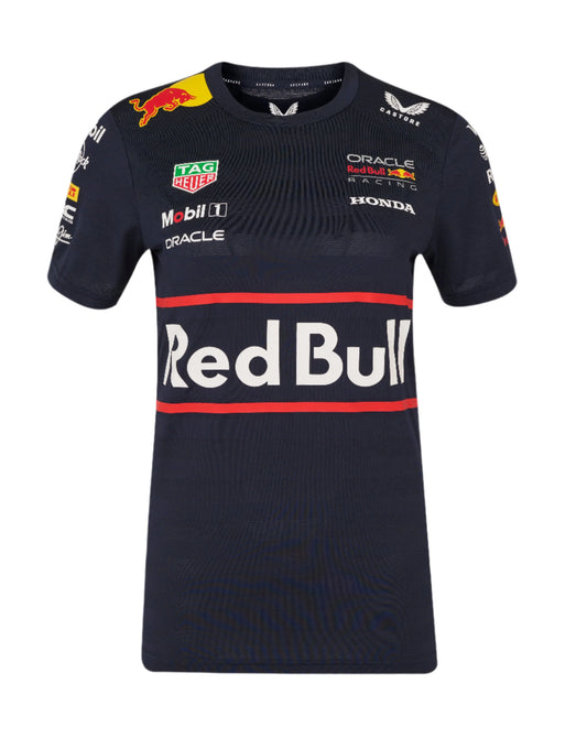 Red Bull Racing F1 Ladies Team Tee Shirt 2025 Navy