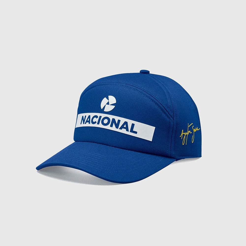 Ayrton Senna Nacional Hat with Gift Bag Blue