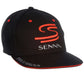 Ayrton Senna Black SS Flatbrim Hat